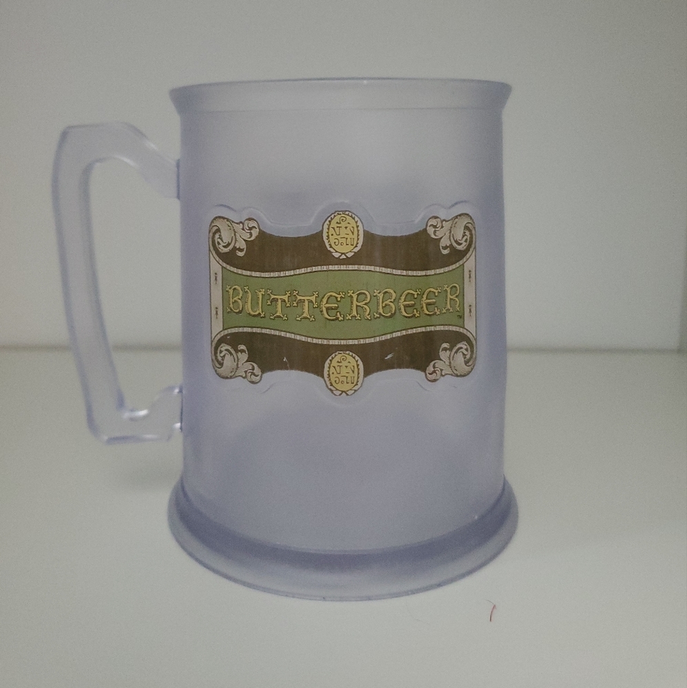 Harry Potter Butterbeer Mug Cup Plastic Wizarding World Universal Studios 4.5"